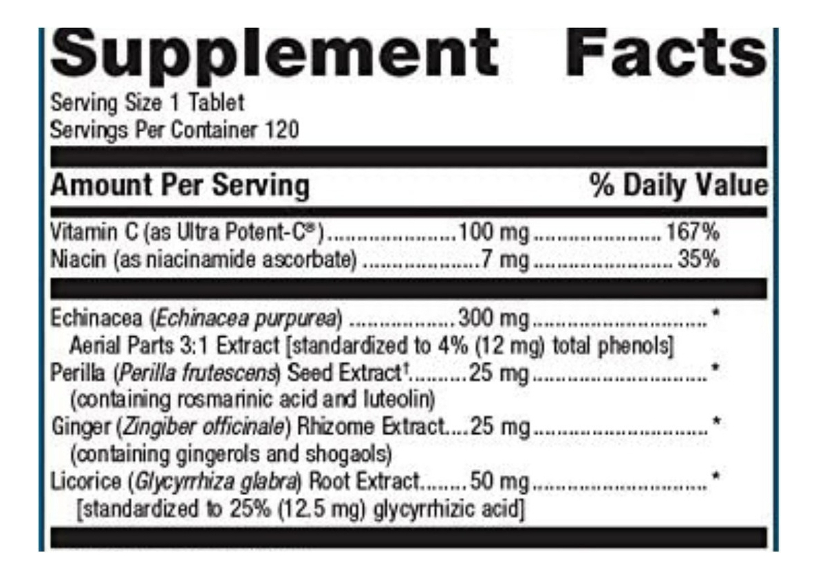 Salud y Equipamiento Médico - Equinacea  300  Mg Metagenics - Un - Unidad A $6211 1