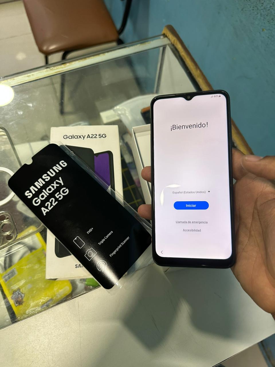 celulares y tabletas - Samsung A22 5g caja y garantia 0