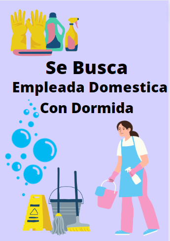 empleos disponibles - SE SOLICITA DOMESTICA CON DORMIDA EN SANTIAGO 0