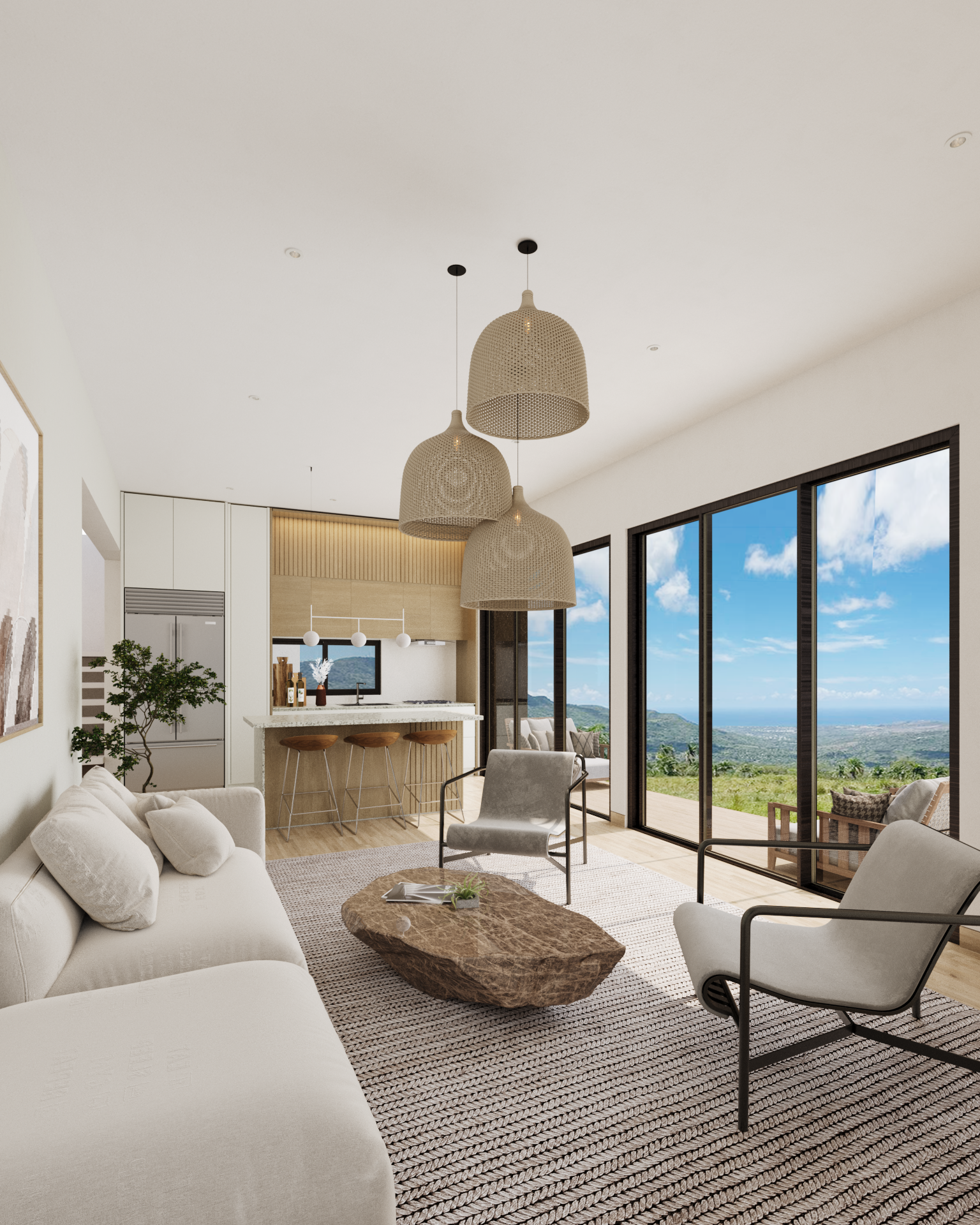 casas vacacionales y villas - Bungalow ecológico 3HAB – Santuario del Corozo 3