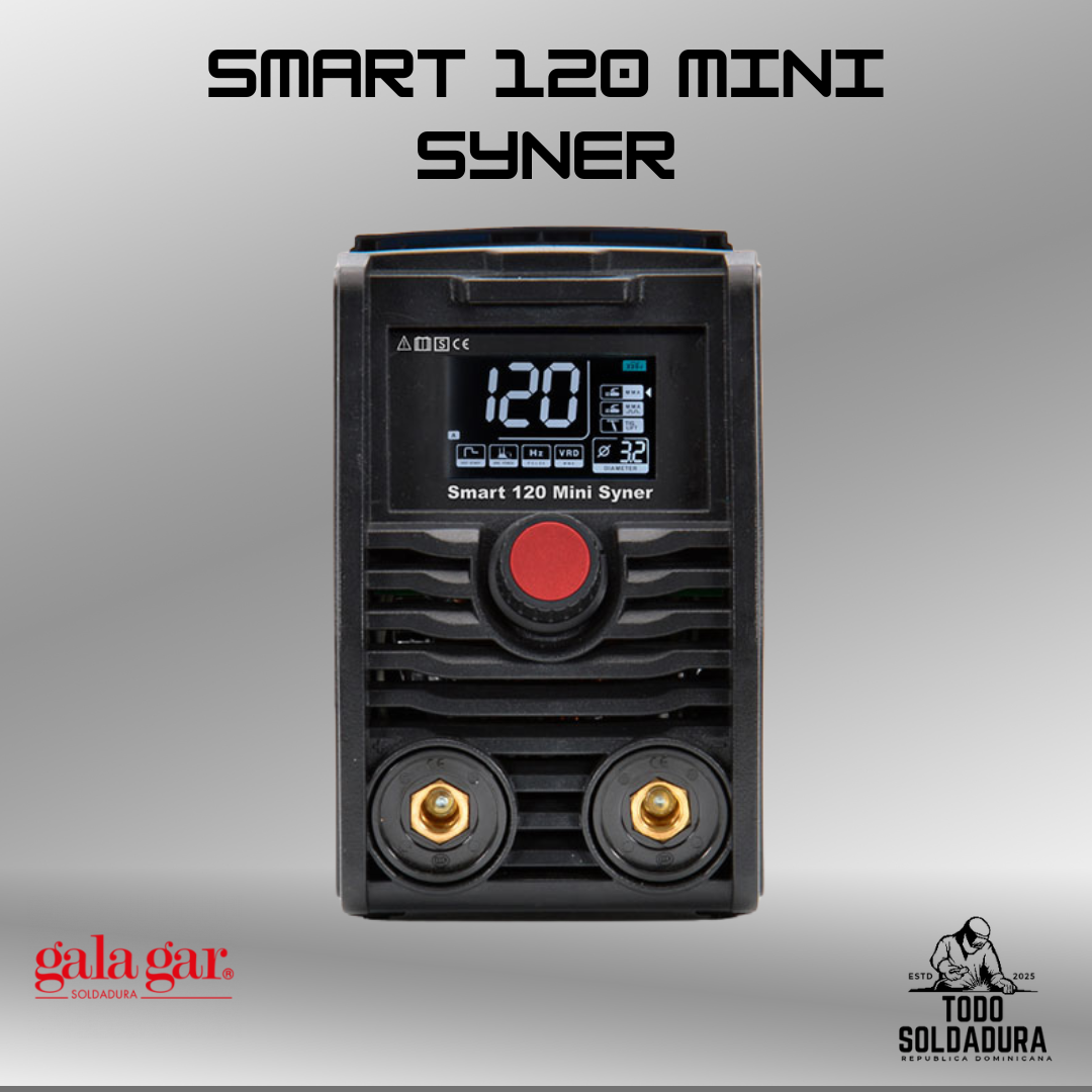 equipos profesionales - Maquina de Soldar Inverter Smart 120 Mini Syner 2