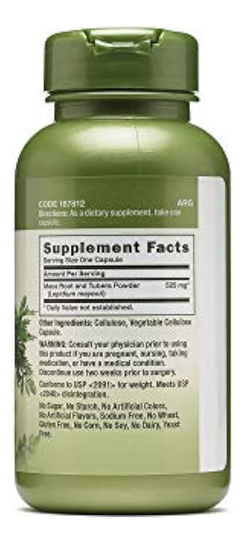 Salud y Equipamiento Médico - Gnc Raiz De Maca 525 Mg Apoyo Vitalidad 100 Cap 1