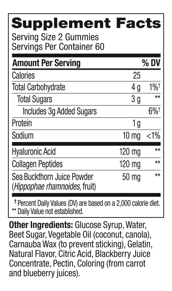 Salud y Equipamiento Médico - Colágeno 120 Mg 120 Gomitas - Unidad 1