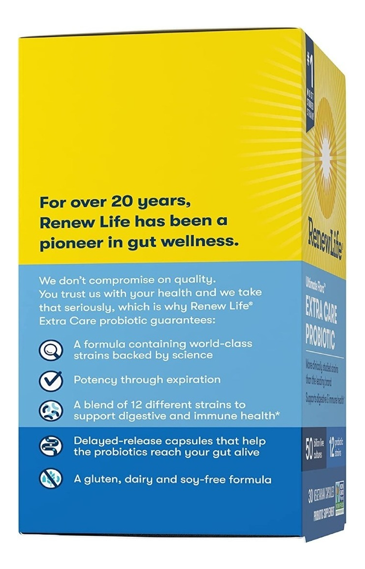 Salud y Equipamiento Médico - Suplemento Ultimate Flora Probiotico 50 Billion Renew Life 2