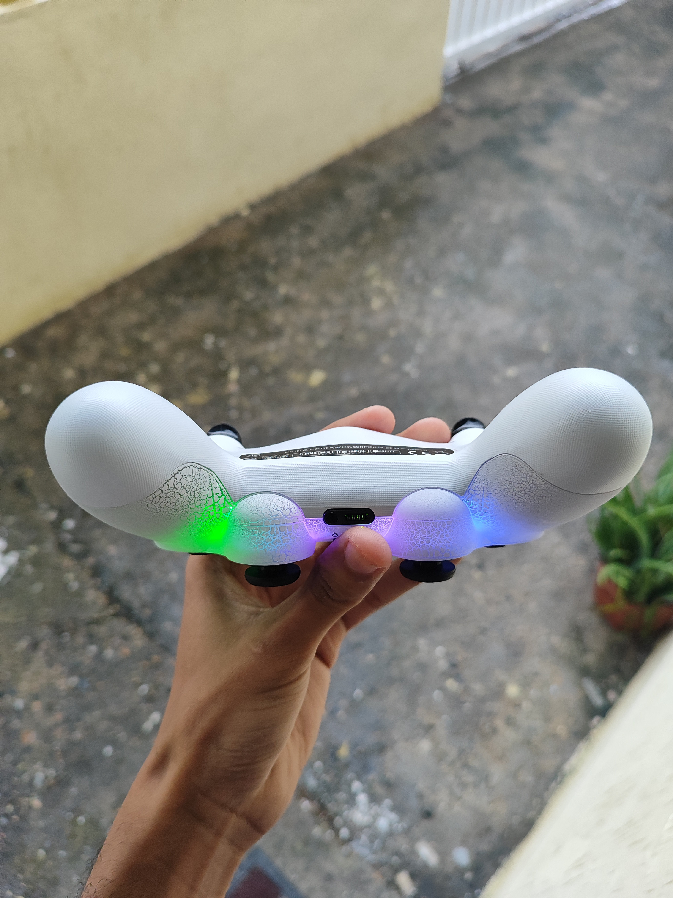 consolas y videojuegos - OFERTA Controlador inalámbrico iluminado GamingBoy para PS4/PC, Moviles Blanco 2