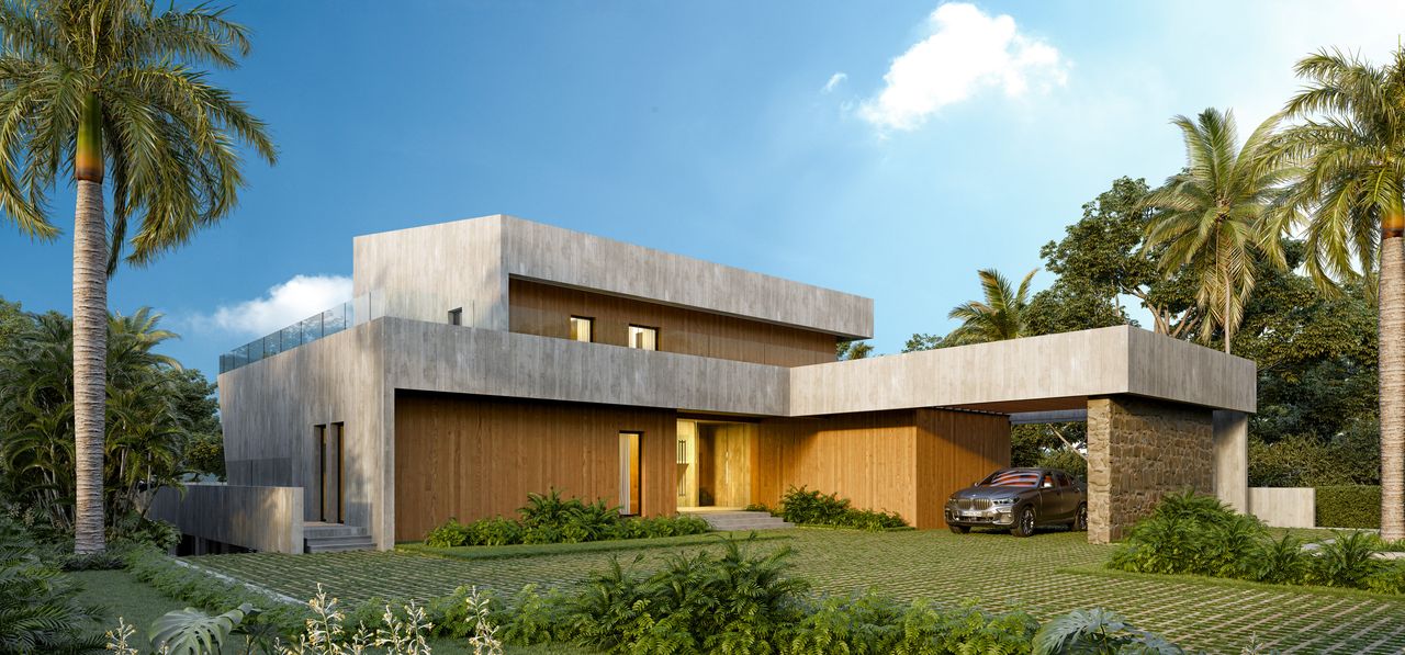 casas vacacionales y villas - VILLA DE LUJO EN CAP CANA DE 6 HABITACIONES 1