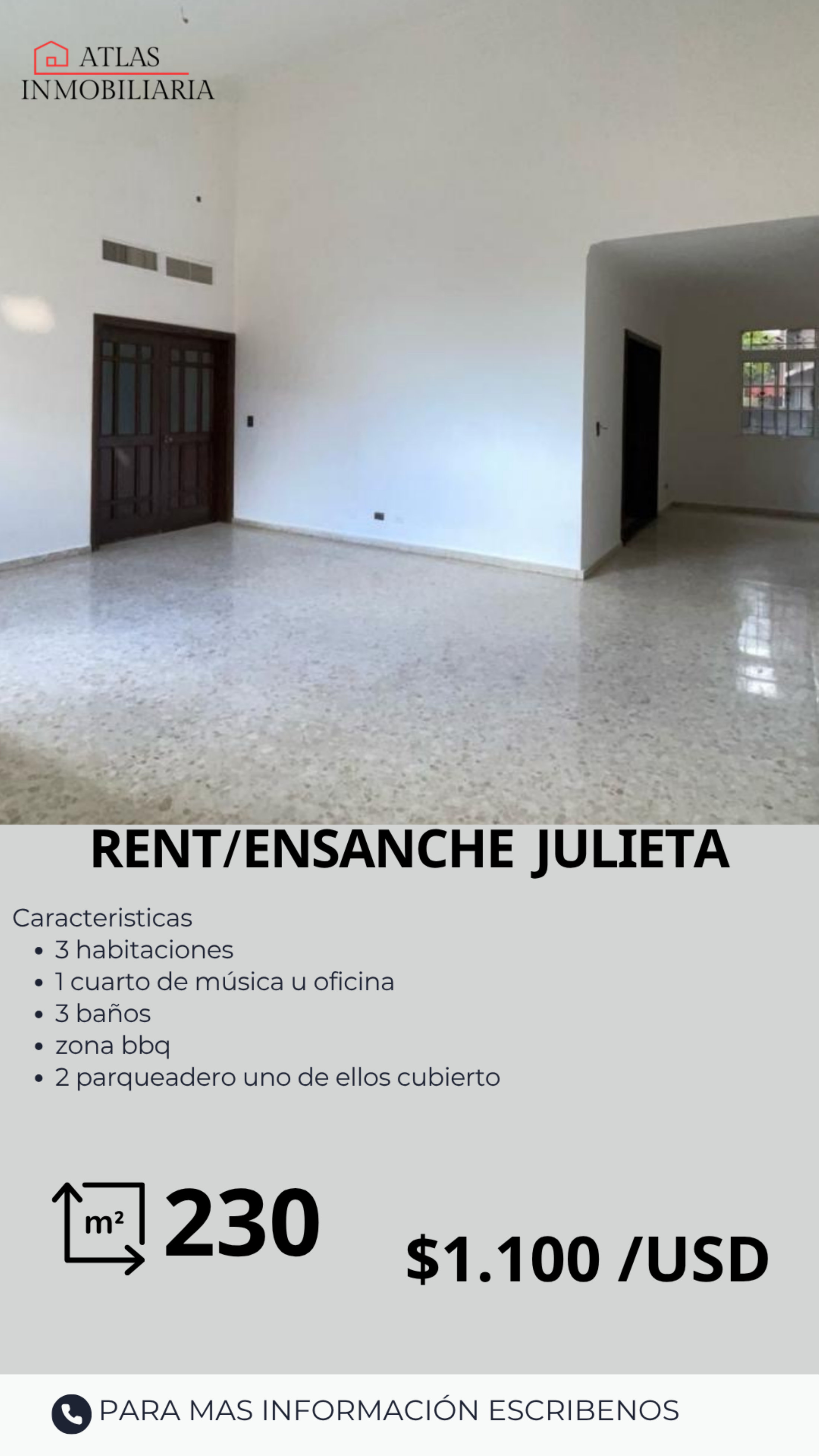 apartamentos - apartamento en alquiler -ensanche Julieta  0