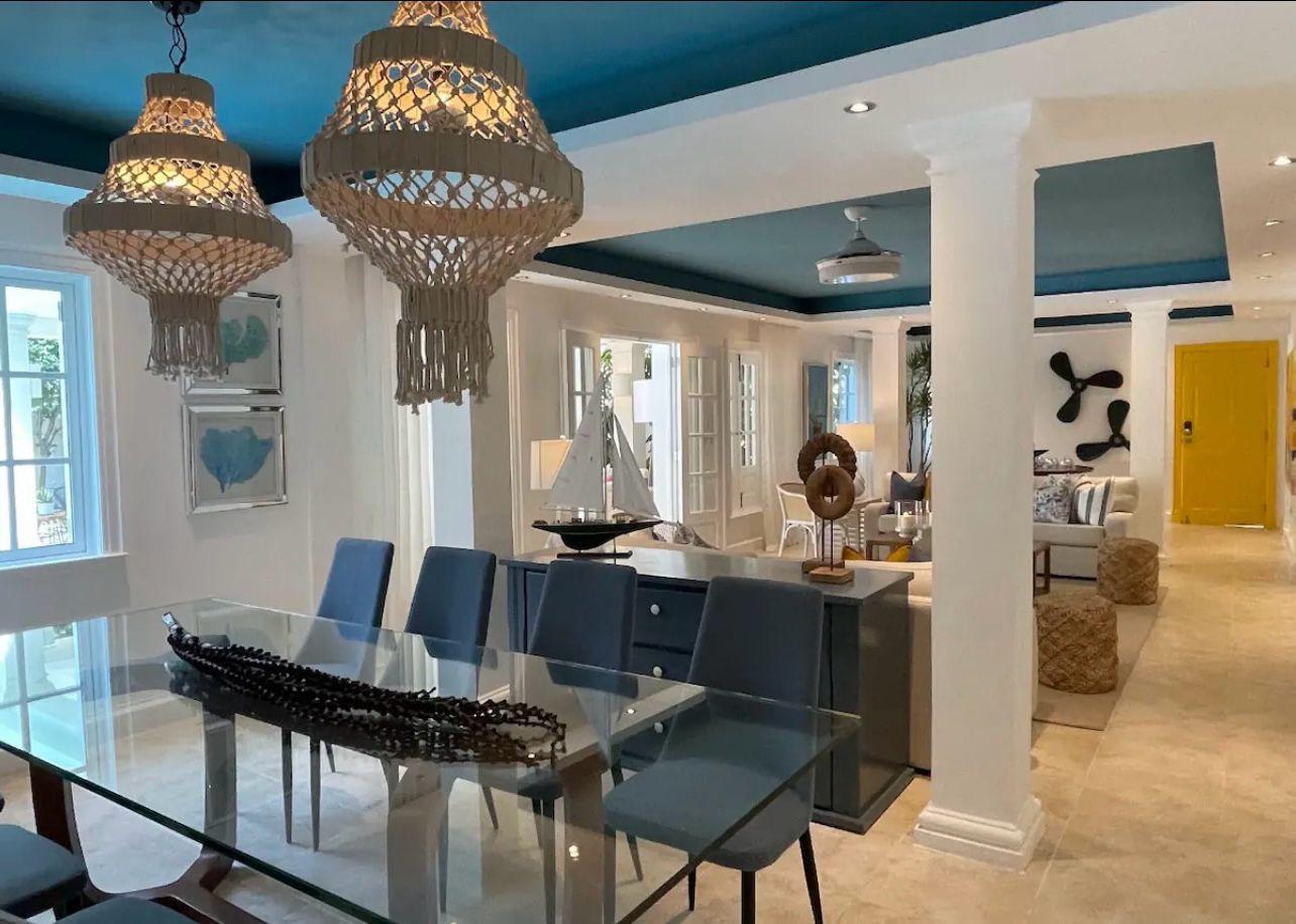 casas vacacionales y villas - Lujosa villa de 4 dormitorios en Punta Cana Village 3