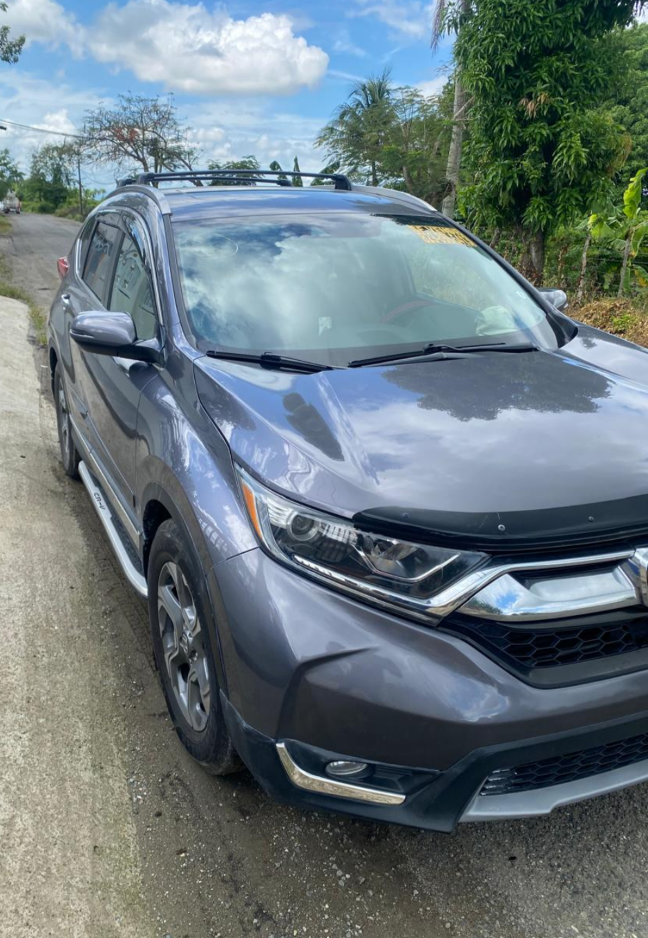 jeepetas y camionetas - Honda CR-V 2018 EX, gris, con 84,000 millas. 2