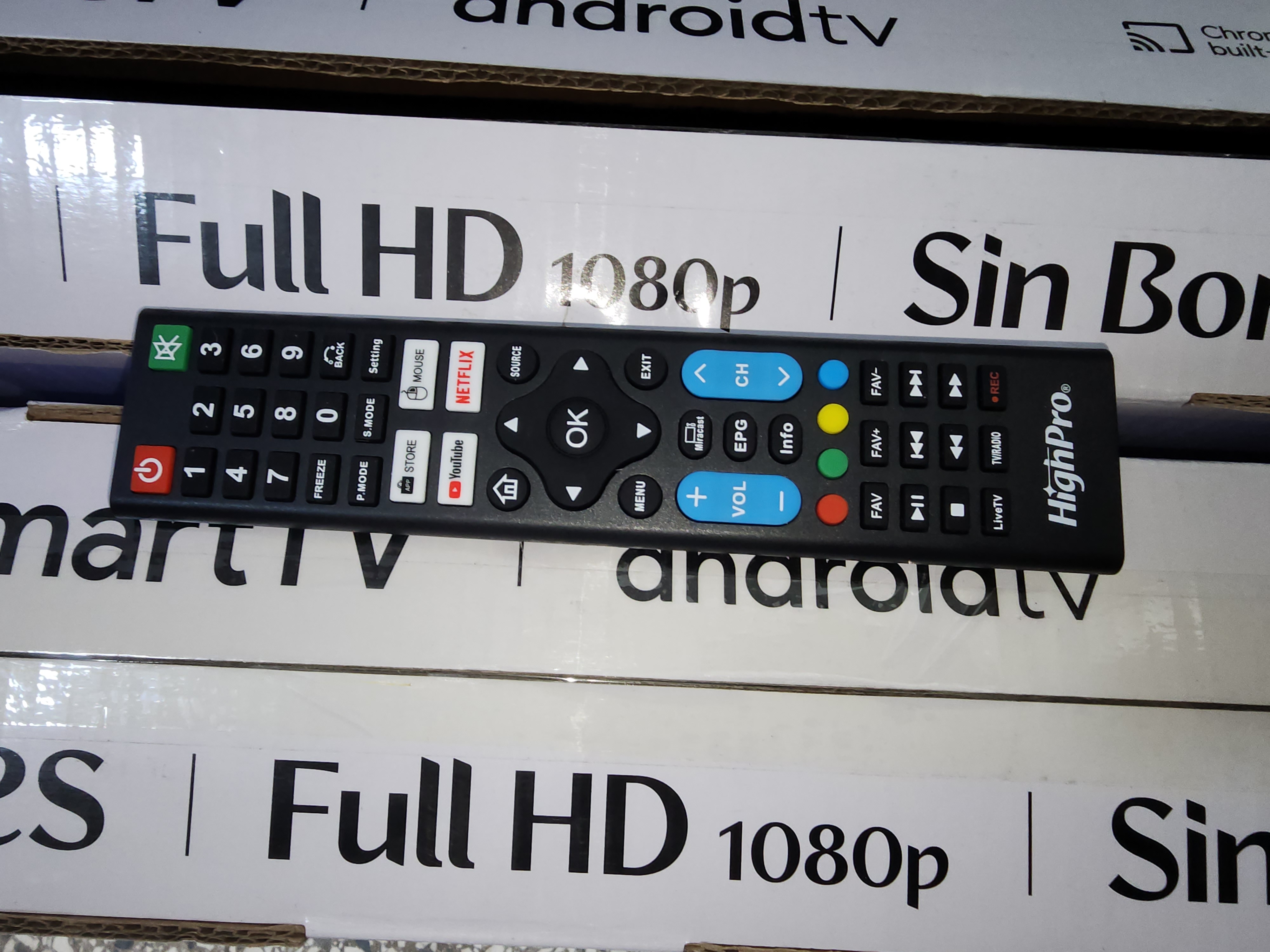 tv - smart tv androidtv HighPro 43 pulgadas gogle 3