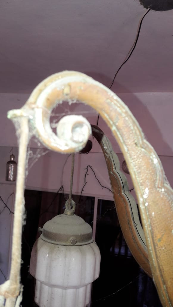 decoración y accesorios - Araña antigua muy antigua  6
