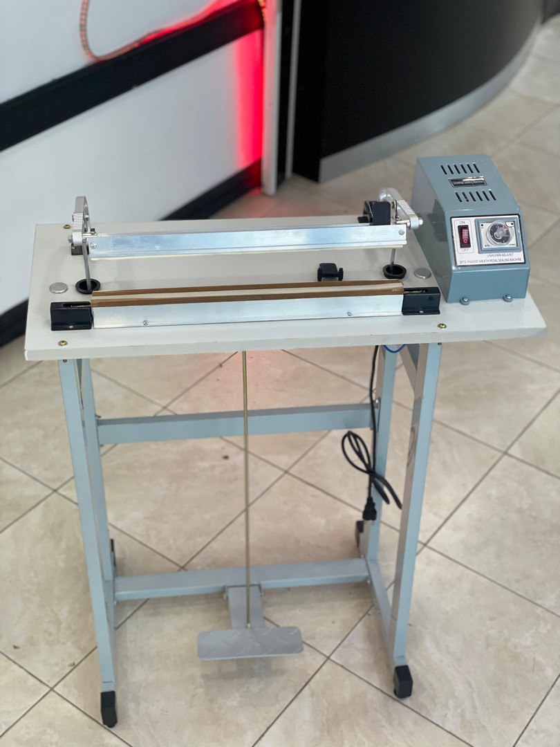 equipos profesionales - Selladora manual de bolsas Empaquetadora pedal 16 pulgadas envasadora de fundas 6