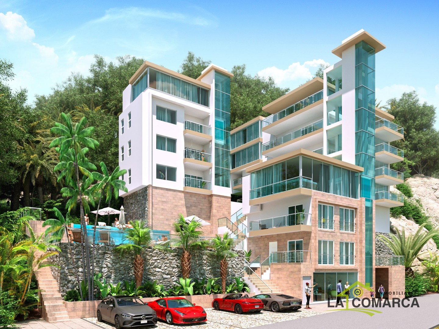 casas vacacionales y villas - APARTAMENTO CON VISTA AL MAR EN OCEAN WORLD, PUERTO PLATA 0