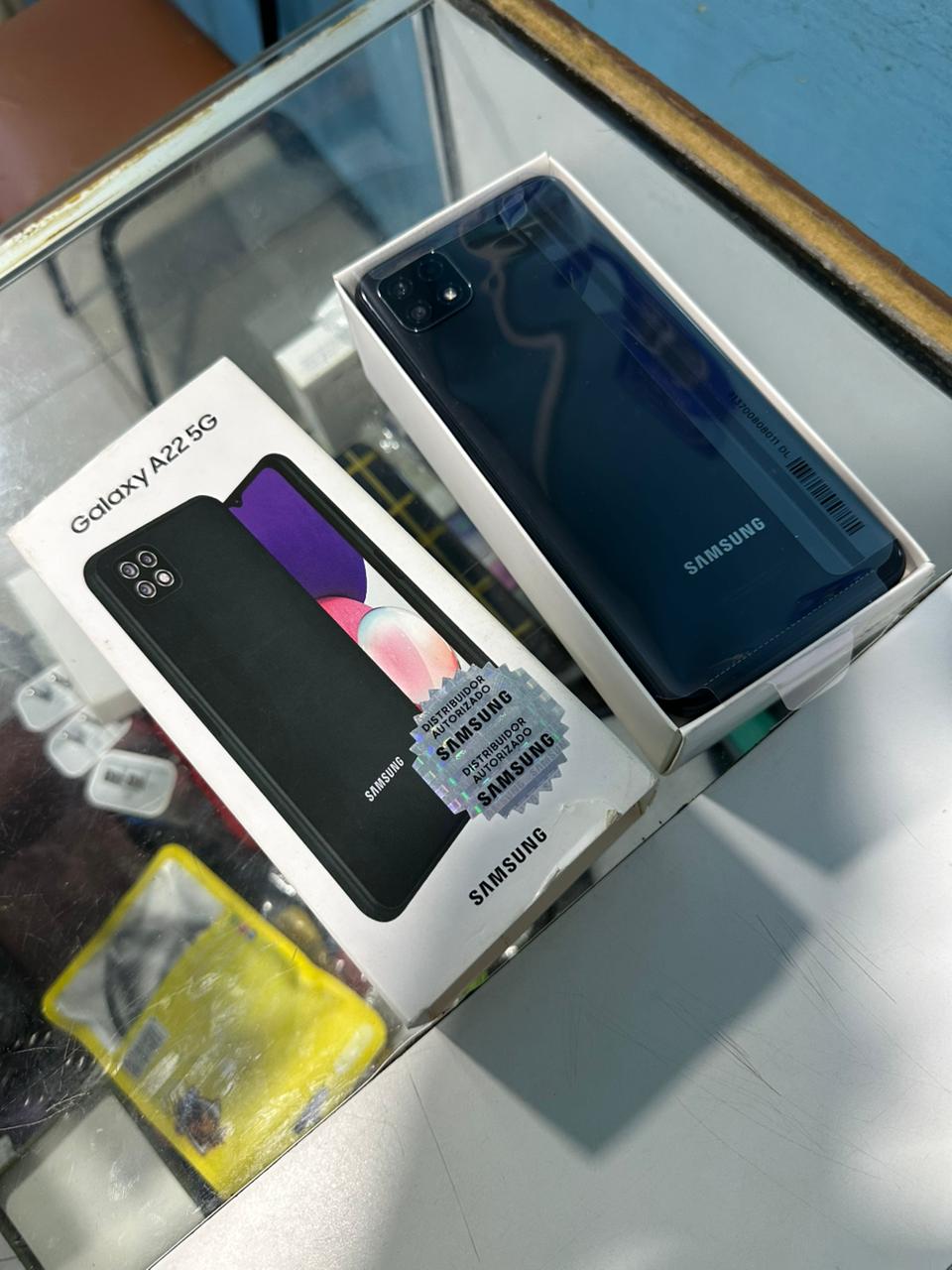 celulares y tabletas - Samsung A22 5g caja y garantia 1