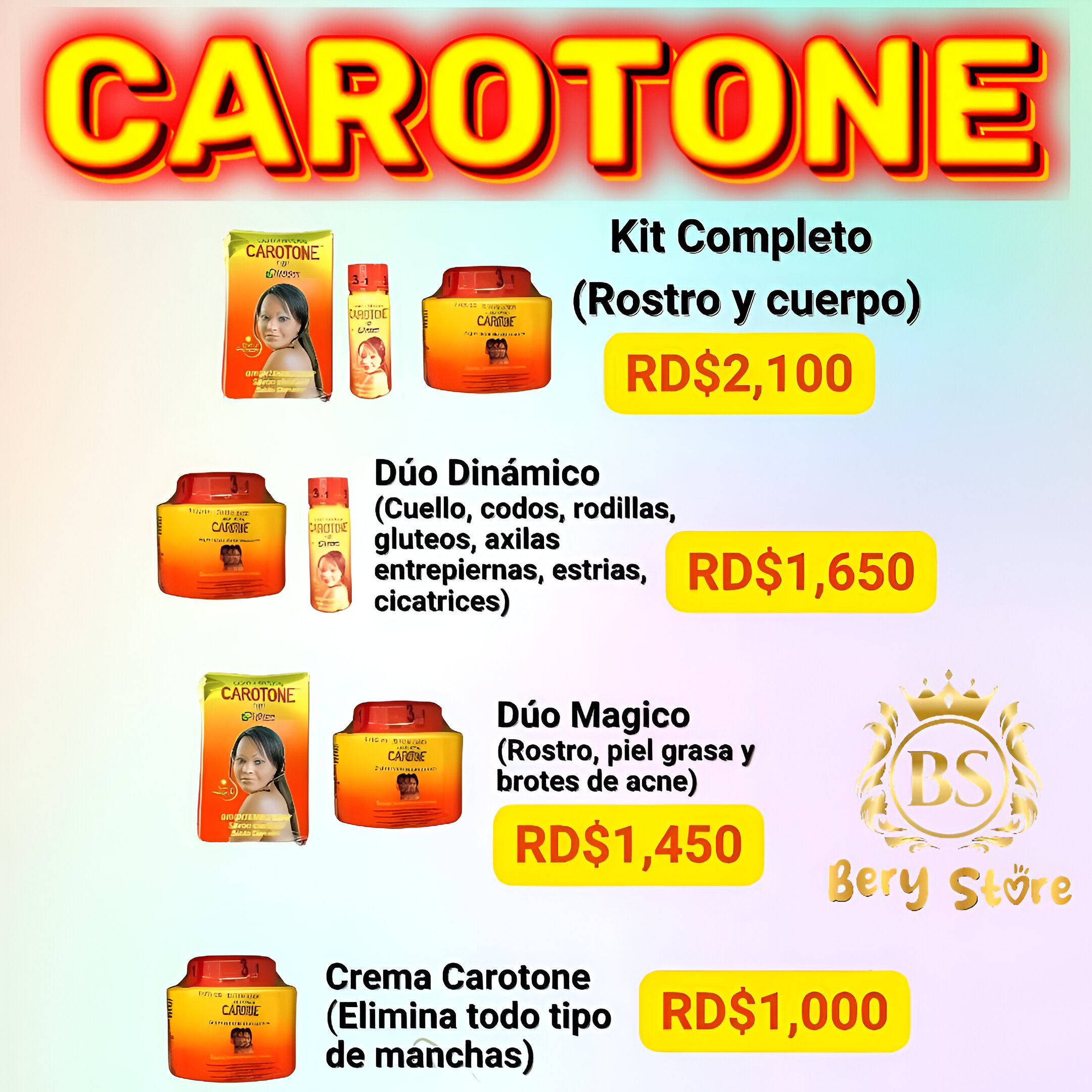 salud y belleza - 🎀 CREMA CAROTONE EN OFERTA | CAROTONE | CREMA BLANQUEADORA | CREMA ACLARADORA | 8