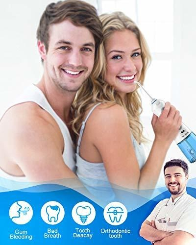 Salud y Equipamiento Médico - Limpiador De Dientes Con Hilo De Agua Inalambrico, Nicefeel 4
