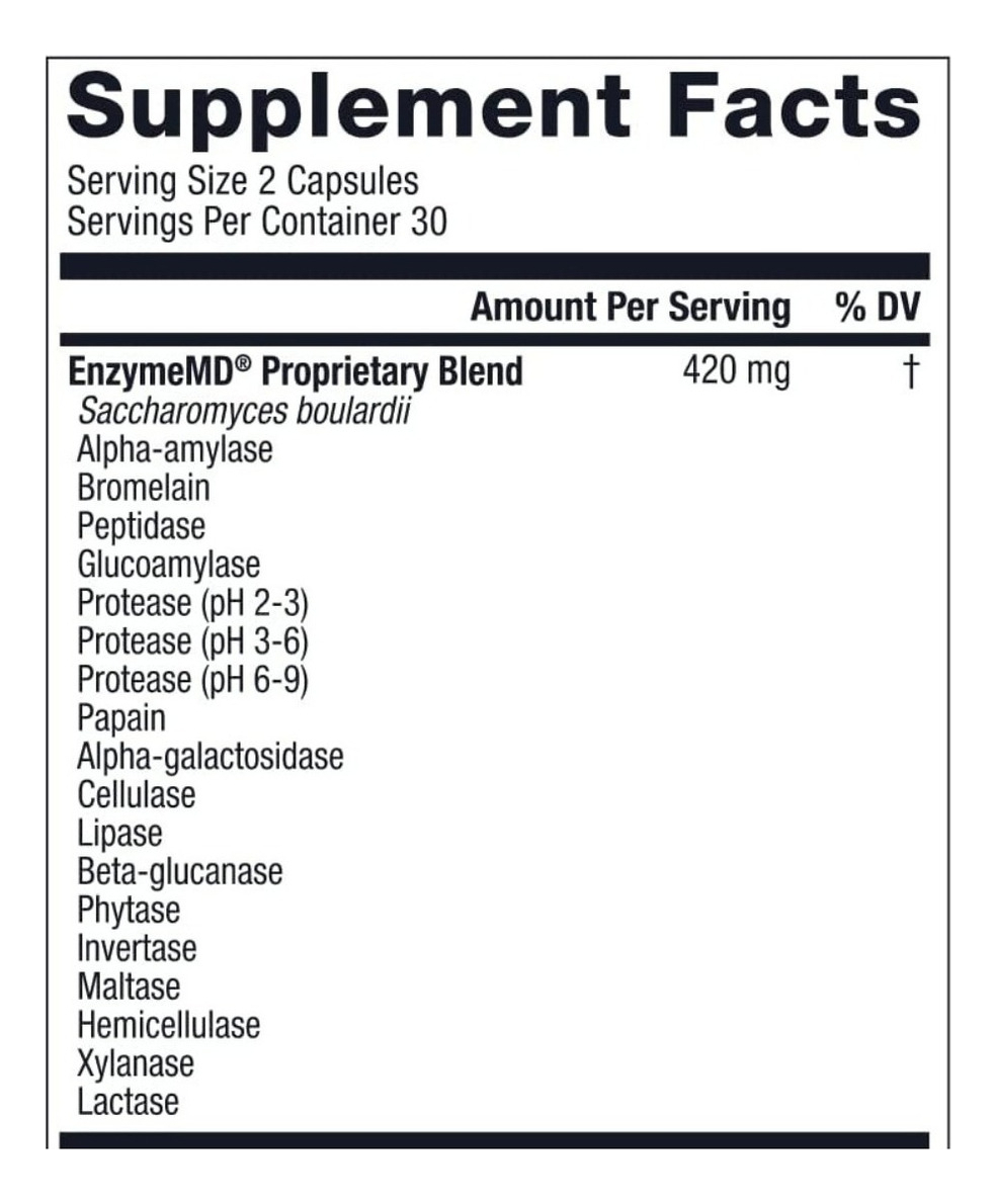 Salud y Equipamiento Médico - Enzimas Digestivas 420 Mg 1md - Un - Unidad A $7597 1