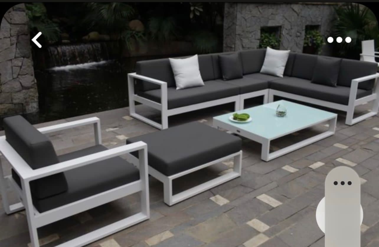 decoración y accesorios - MUEBLES DE TERRAZA EN HIERRO GALVANIZADO 3