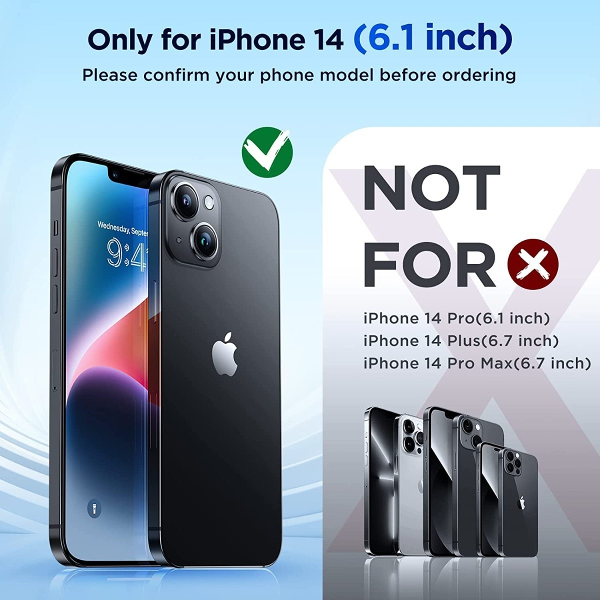 Salud y Equipamiento Médico - Funda Ultra Transparente Para iPhone 14 Simtect 1