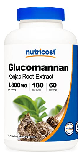 Salud y Equipamiento Médico - Glucomanano 1,800 Mg Por Porcion 1