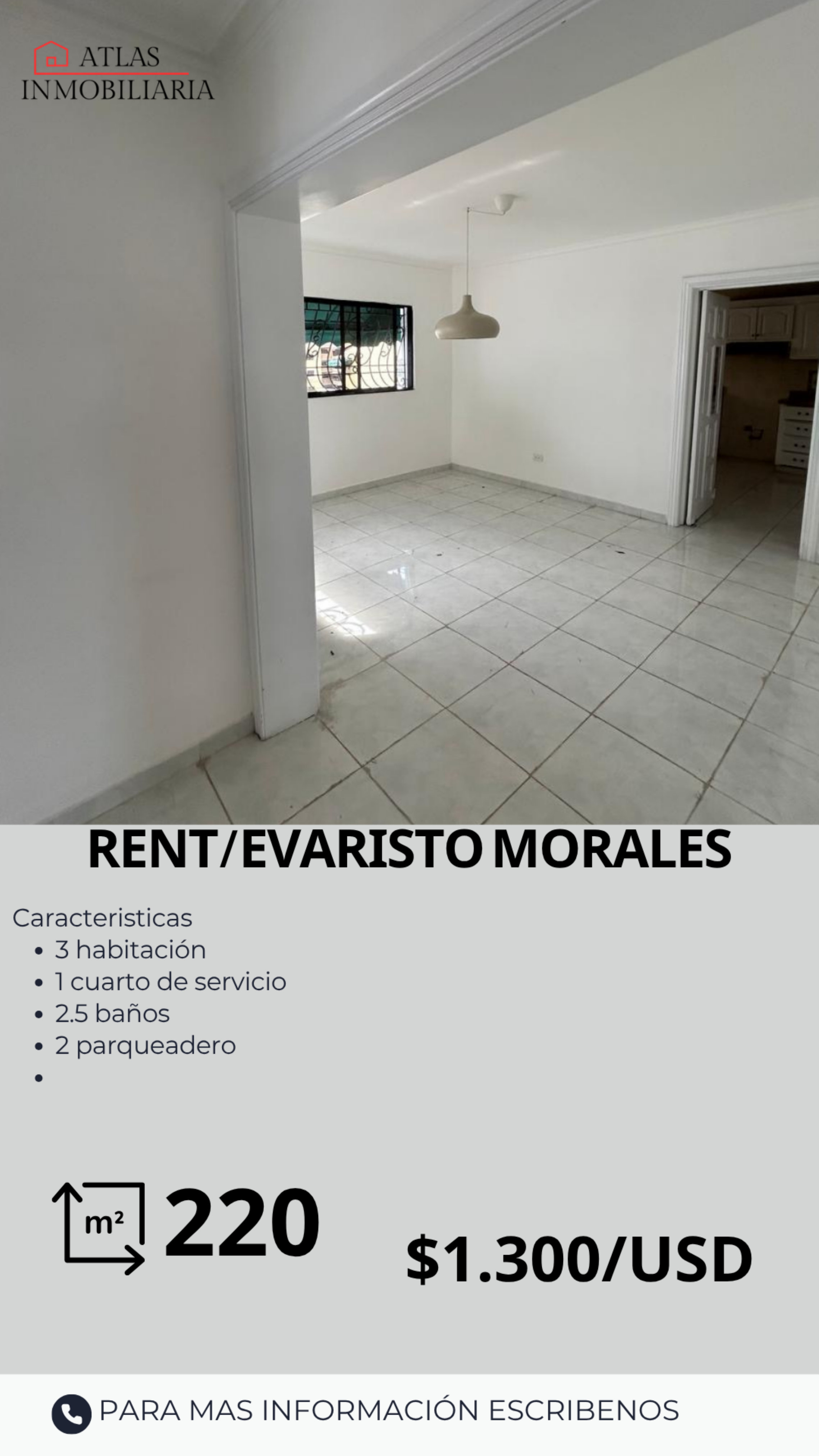 apartamentos - apartamento en alquiler -Evaristo Morales 0