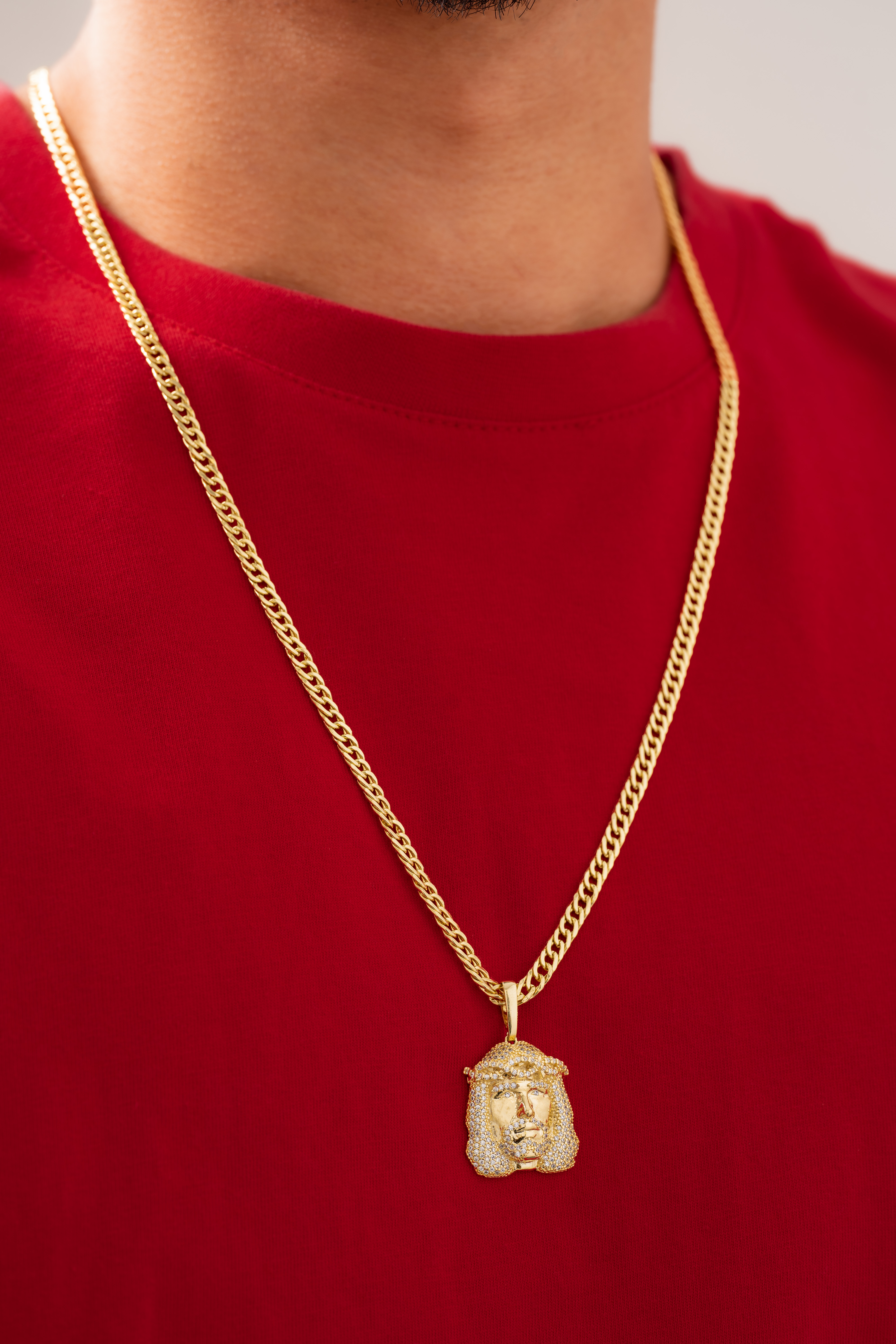 joyas, relojes y accesorios - Cadena cubana continua de 65cm 