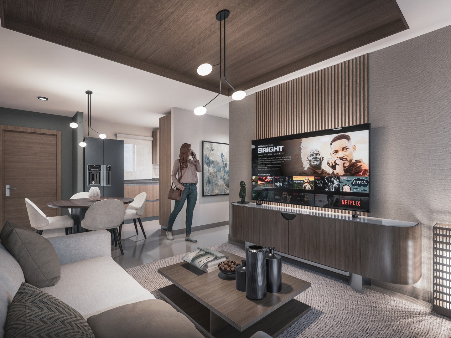 apartamentos - Apartamentos con Bono Vivienda, Ch. de Gaulle con Mella, con plaza comercial  3