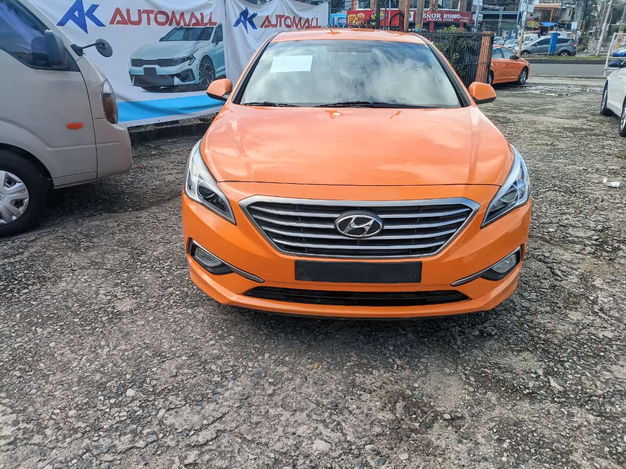 carros - HYUNDAI SONATA LF 2018 NARANJA 9