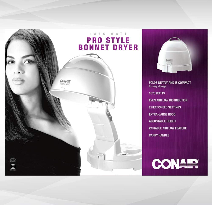 salud y belleza - Secador de cabello con capucha Conair