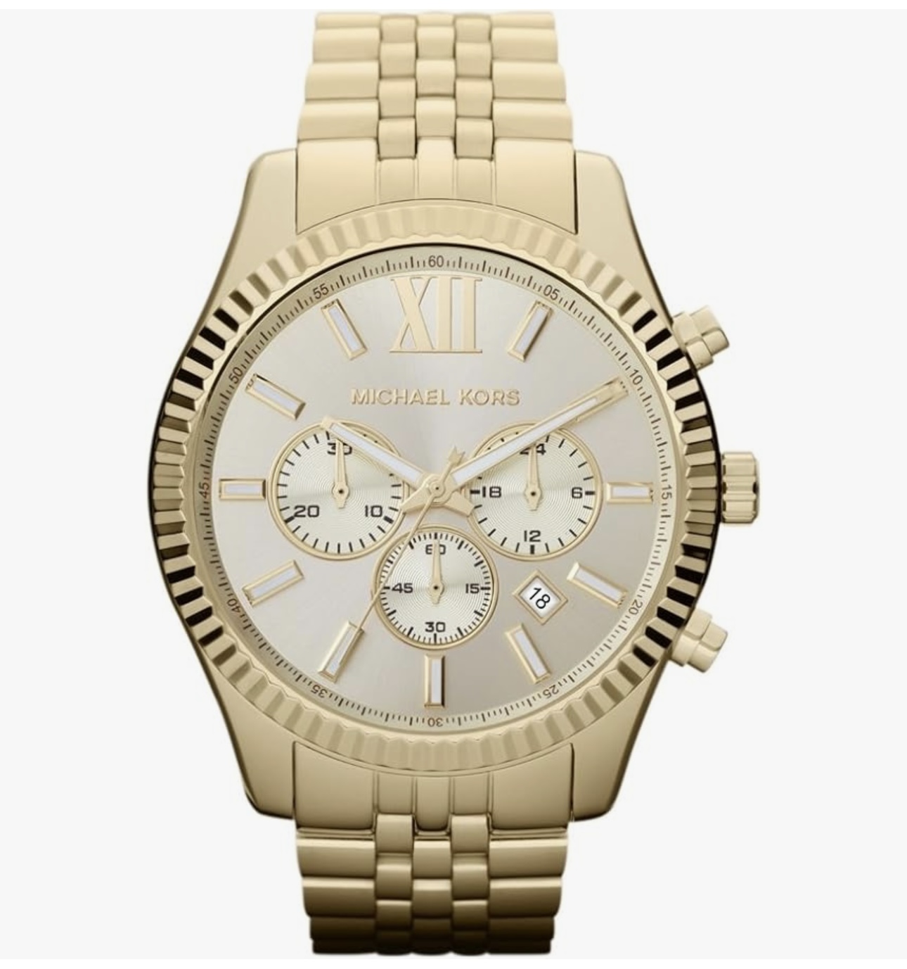 joyas, relojes y accesorios - Reloj Michael Kors Dorado  0