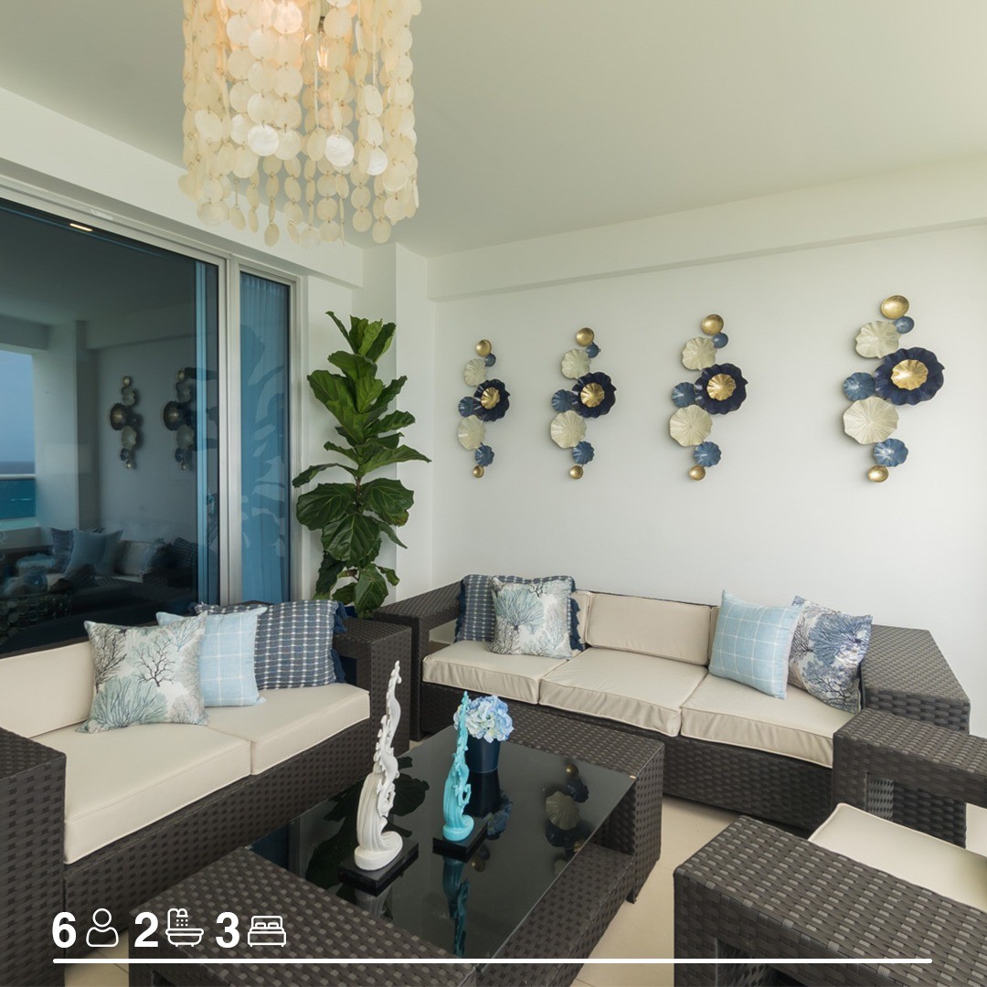 apartamentos - Alquilo Apartamento de Lujo  Amueblado en Juan Dolio en 1era Línea de Playa

 6