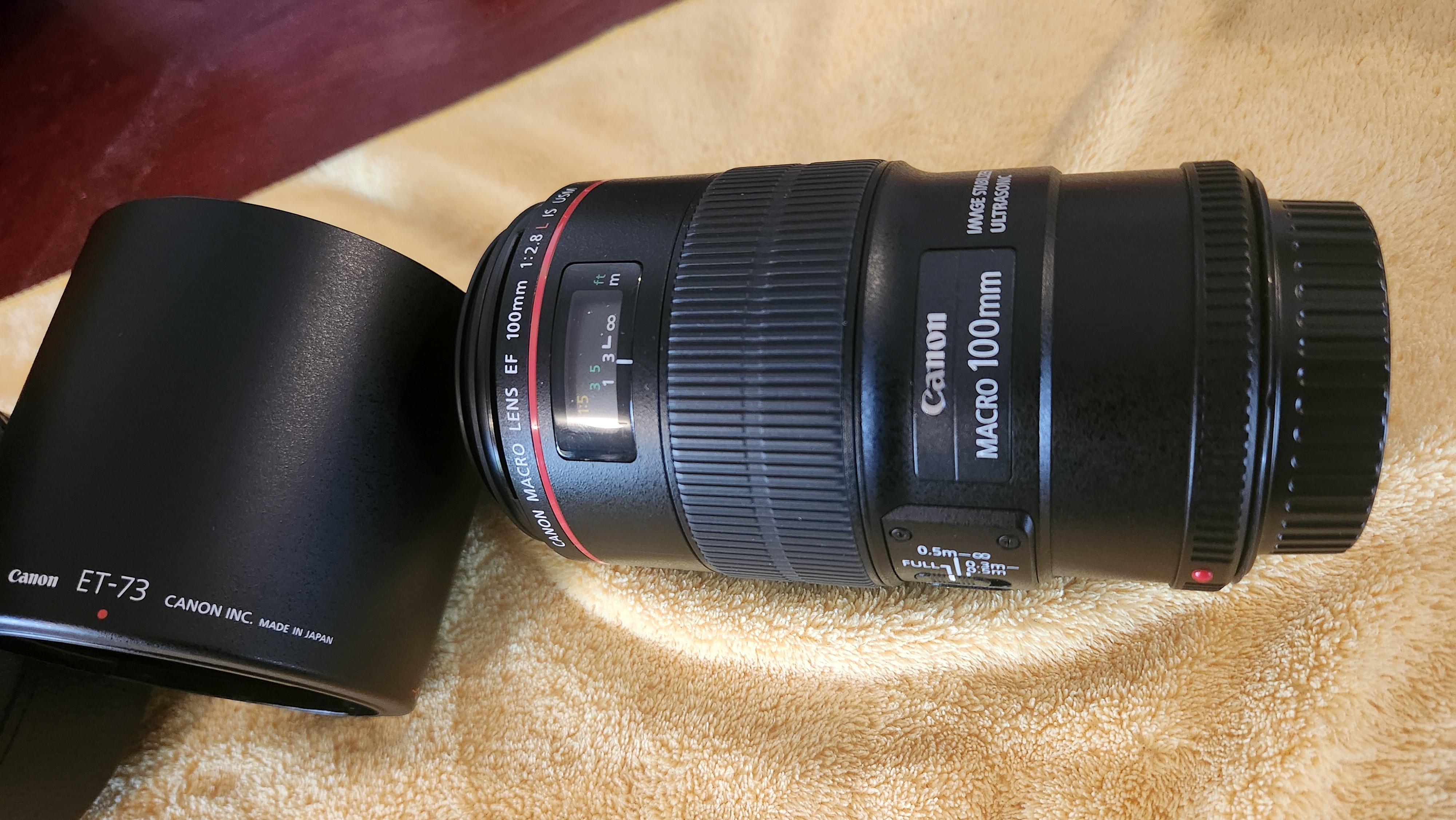 camaras y audio - Lente Canon Macro 100mm 2.8L 1
