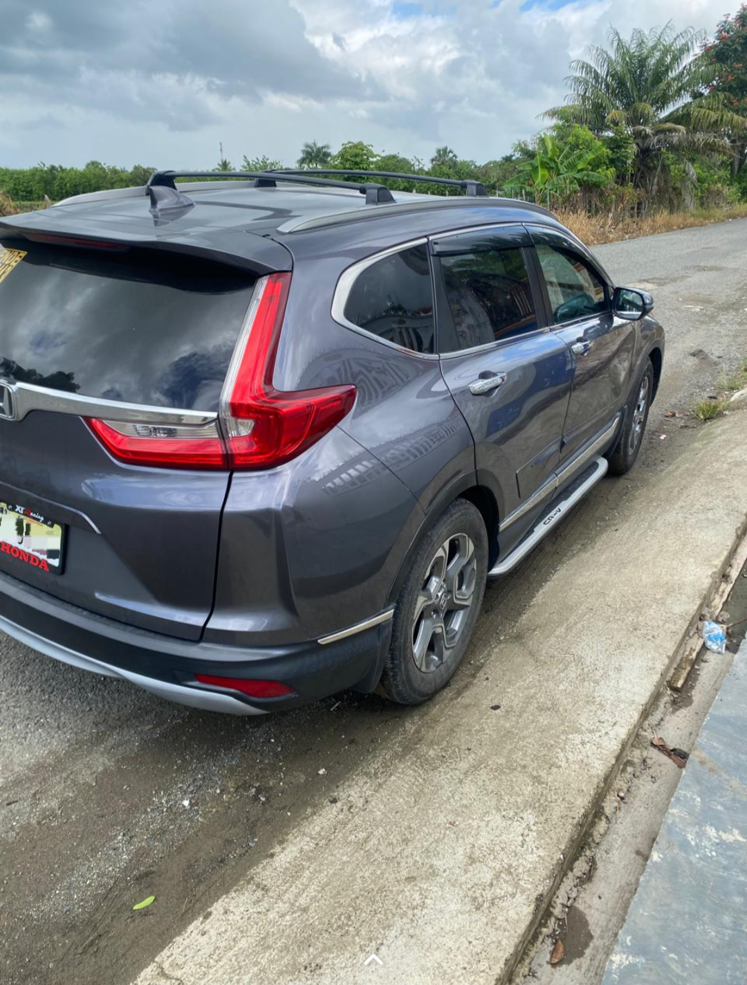 jeepetas y camionetas - Honda CR-V 2018 EX, gris, con 84,000 millas. 3