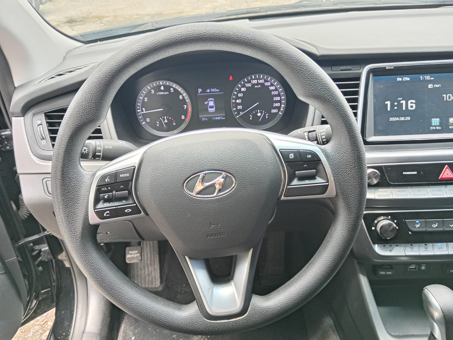 carros - HYUNDAI SONATA NEW RISE 2019 NEGRO 5