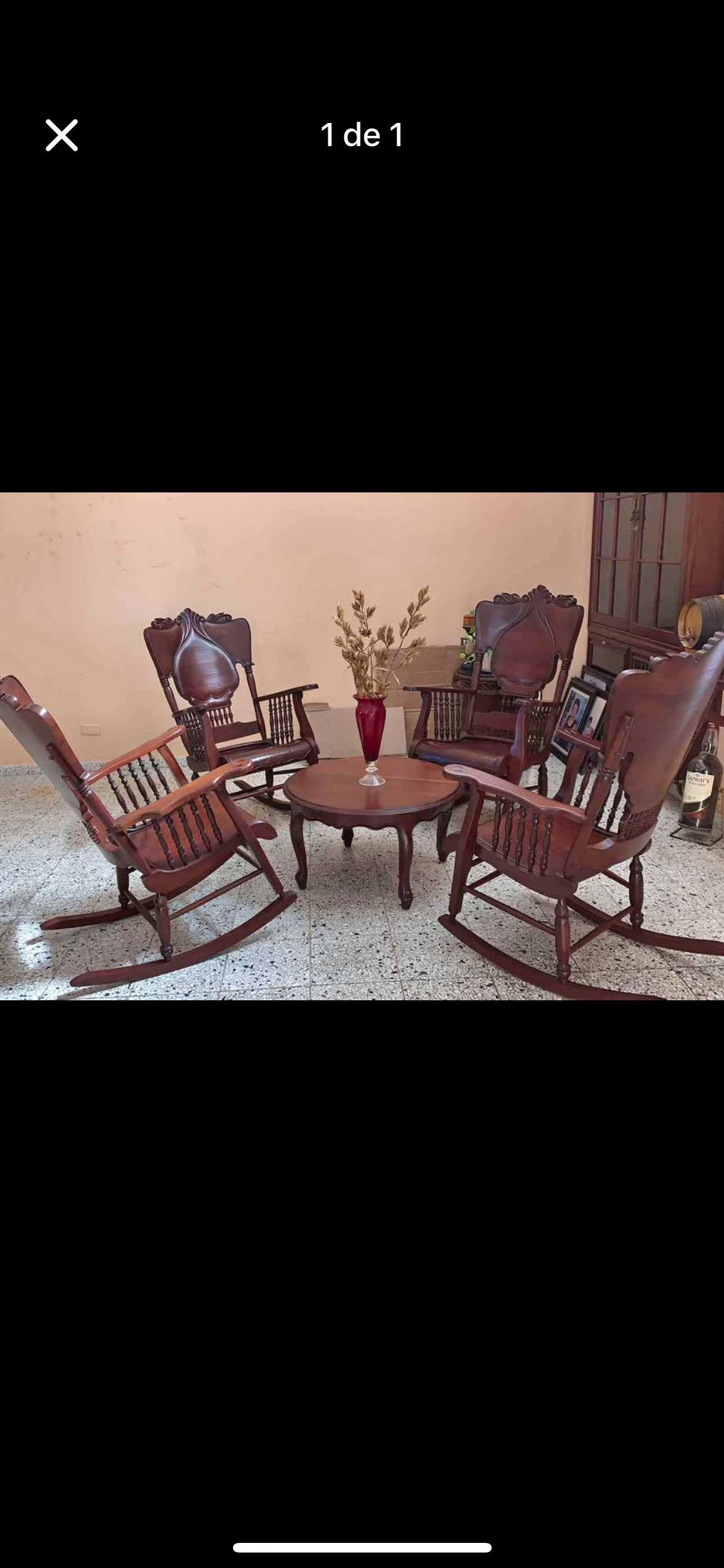 muebles y colchones - mecedoras en caoba primiun