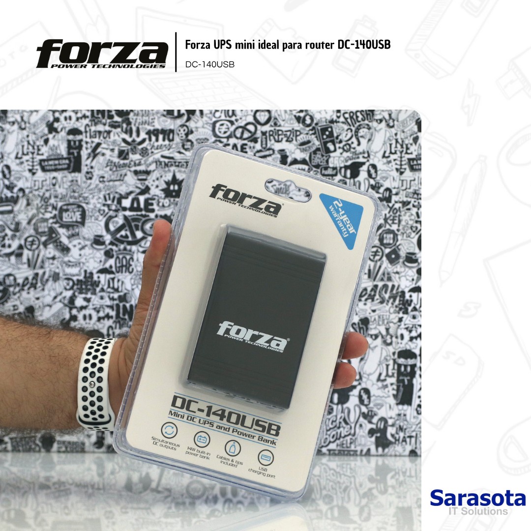 plantas e inversores - Mini UPS Forza (Ideal para modem y router) 0