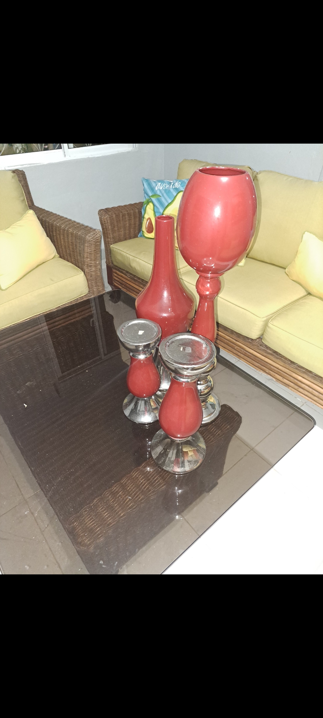 muebles y colchones - juegos de muebles colonial, juego de muebles de mimbre natural 4