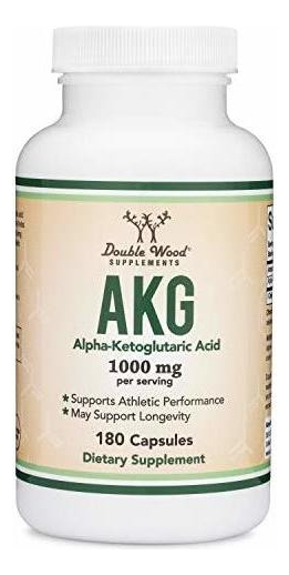 Salud y Equipamiento Médico - Suplemento Akg Acido Alfa Cetoglutarico 1000 Mg 180 Capsula 2