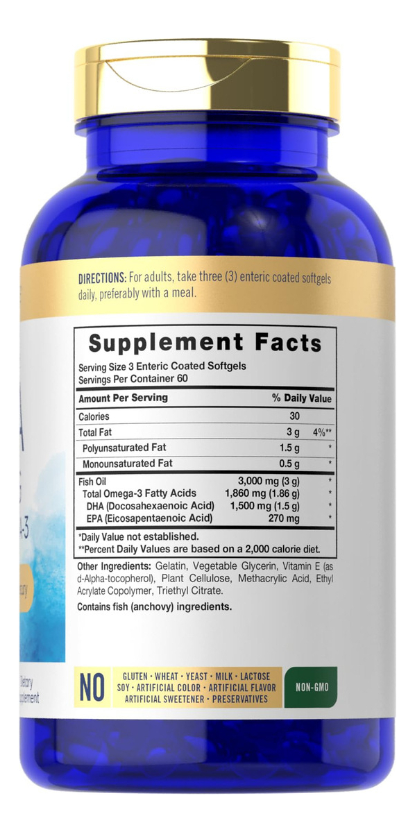 Salud y Equipamiento Médico - Suplemento De Dha 1500mg -carlyle 2