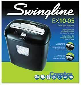impresoras y scanners - TRITURADORA DE PAPEL SWINGLINE EX10-05, 10 HOJAS A LA VEZ  1
