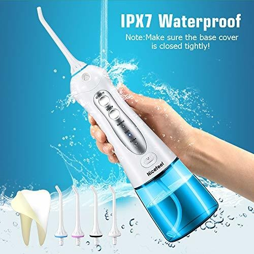 Salud y Equipamiento Médico - Limpiador De Dientes Con Hilo De Agua Inalambrico, Nicefeel 5