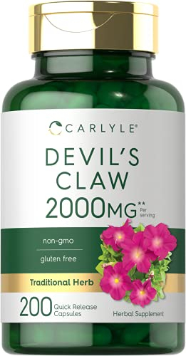 Salud y Equipamiento Médico - Garra Del Diablo 2000mg 200 Cap Carlyle