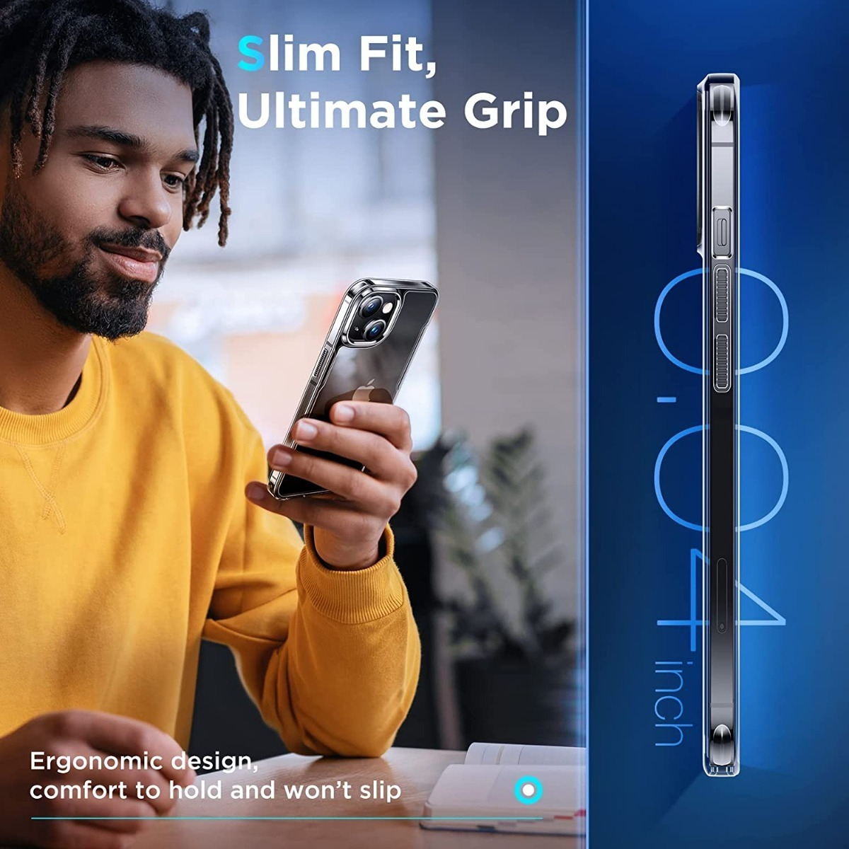 Salud y Equipamiento Médico - Funda Ultra Transparente Para iPhone 14 Simtect 2
