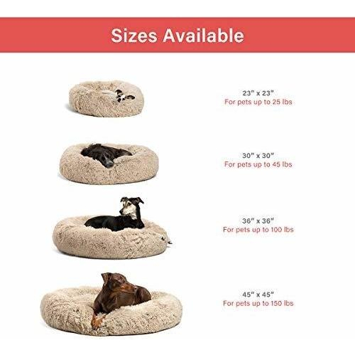 animales y mascotas - Cama En Forma De Dona Afelpada Para Mascotas 5