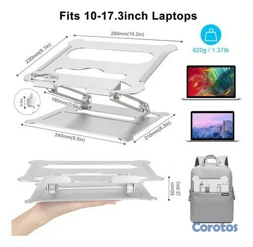 accesorios para electronica - Soporte para laptop de aluminio Z8 5