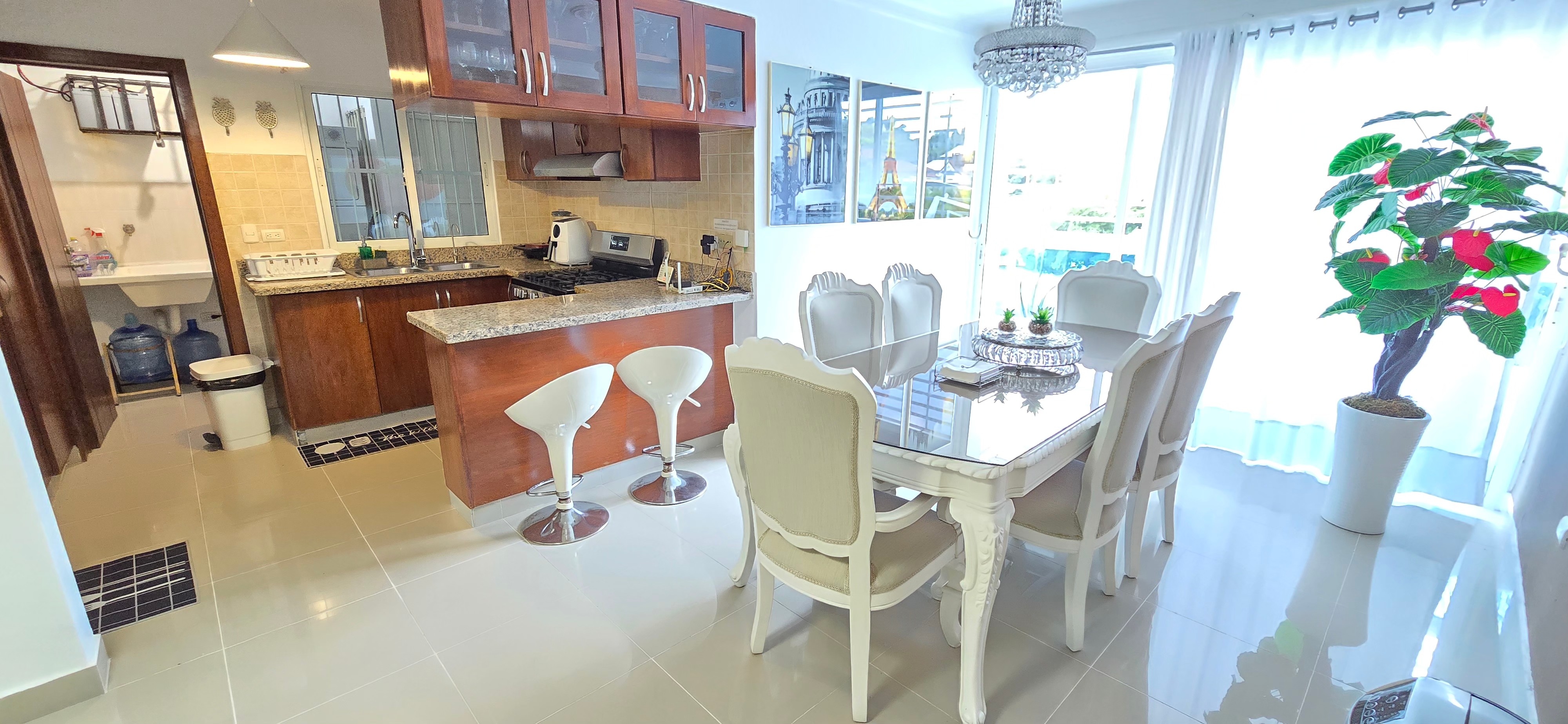 apartamentos - rento 2do piso amueblado villa olga temporada cortas o largas  7