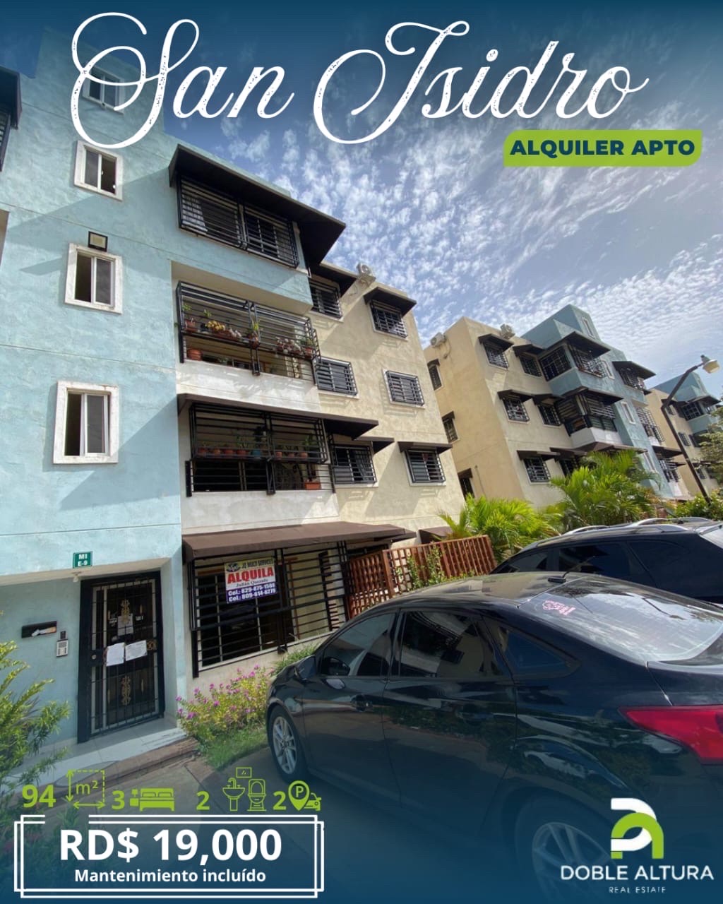 apartamentos - San Isidro, residencial cerrado. Alquiler  0
