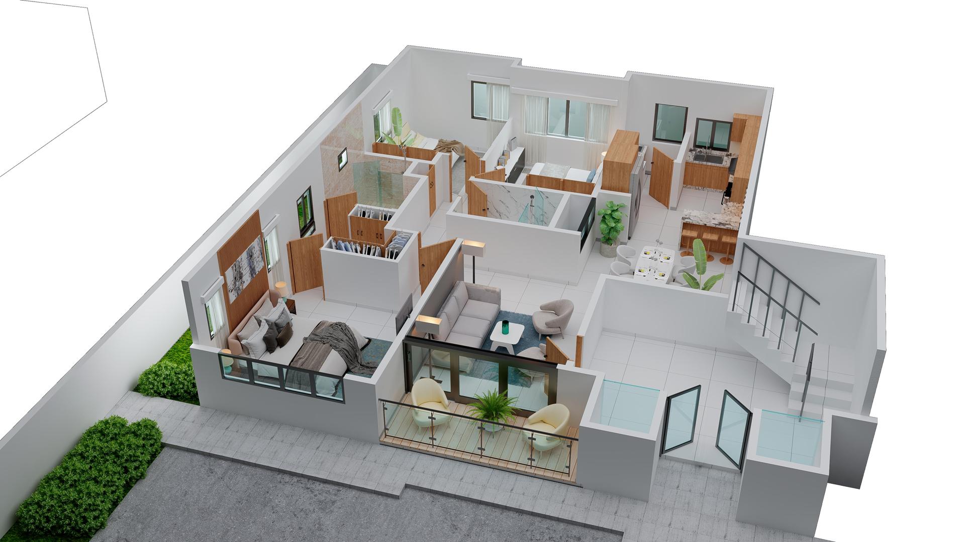 apartamentos - Apartamentos en venta en Residencial Pérez – Gurabo al Medio 2
