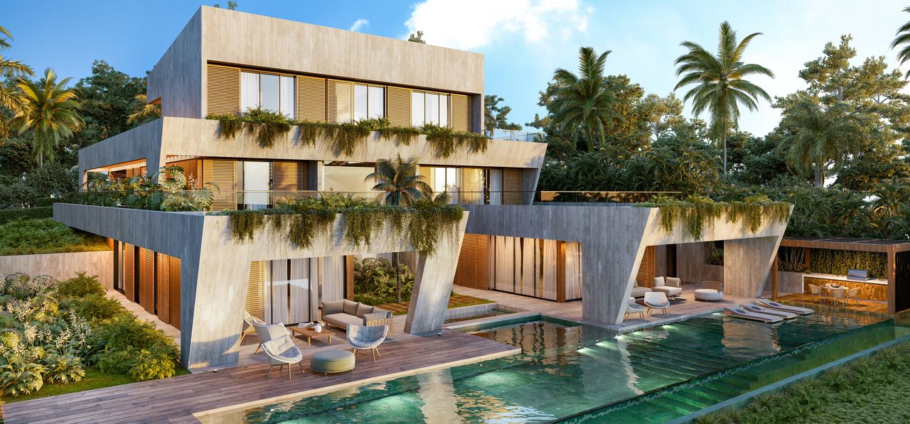 casas vacacionales y villas - VILLA DE LUJO EN CAP CANA DE 6 HABITACIONES 3