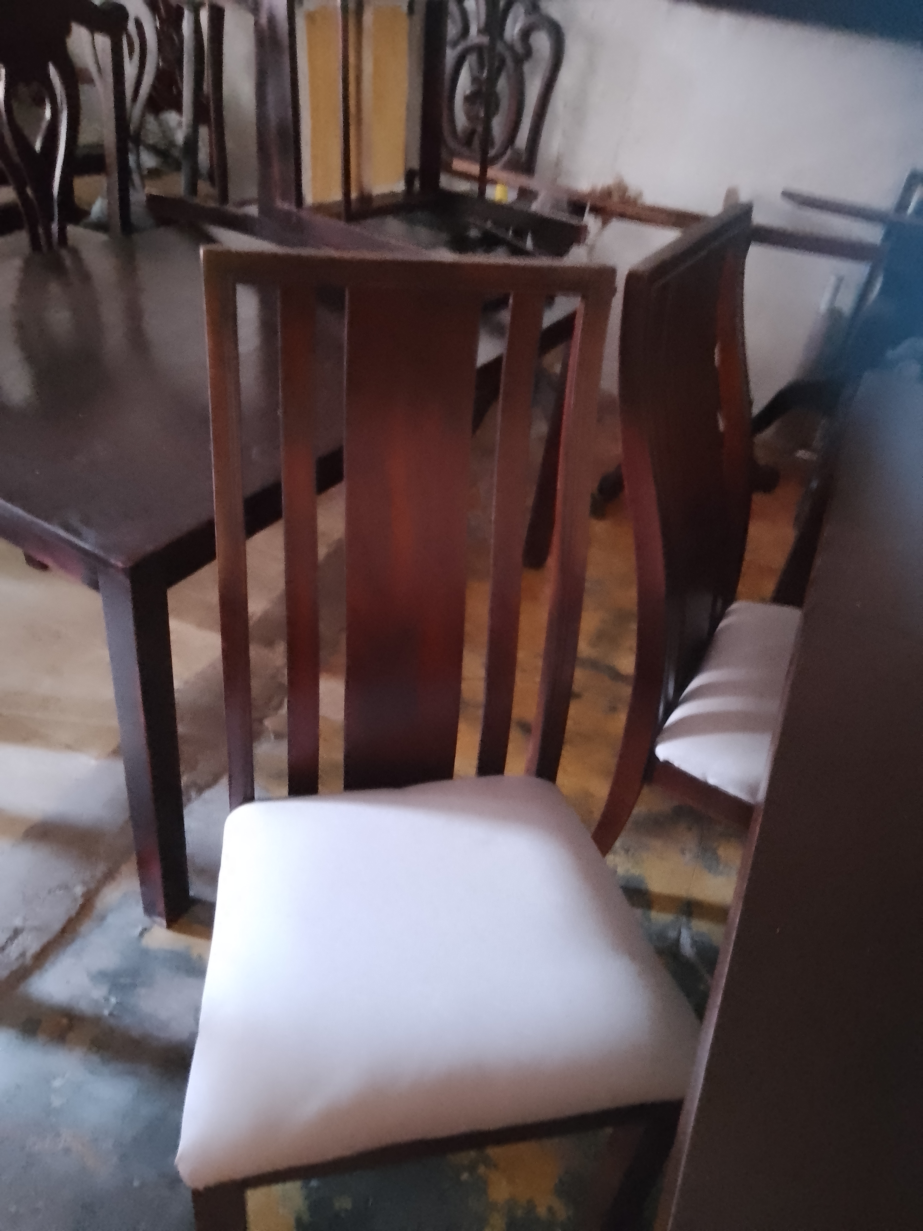 muebles y colchones - comedor usado 6 sillas importados ni roto ni flojo bien de pintura  1